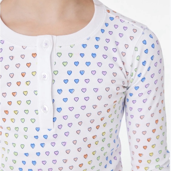 Roller Rabbit Disco Hearts Pajama Set - Picture 2 of 4